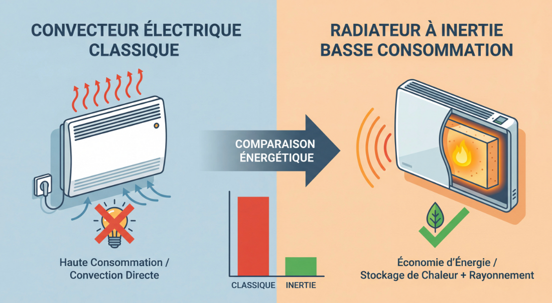 Quel est le meilleur chauffage électrique basse consommation ?