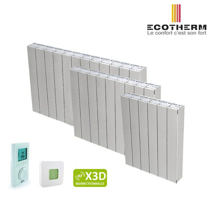 Radiateur EcoTherm - Double inertie - pilotage radio